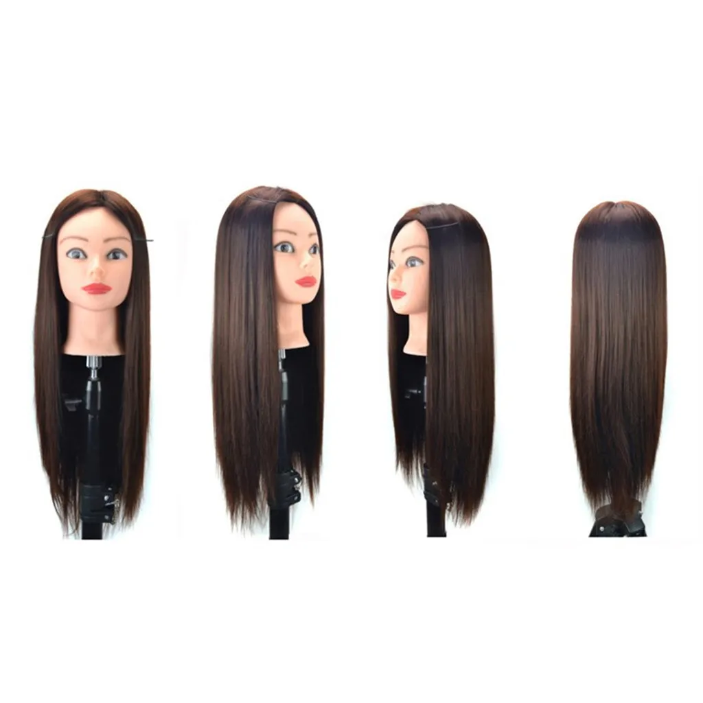 23'' Hair Styling Mannequin Head Training Cosmetology Doll Head w/ Clamp Gray 23'' Hair Styling Mannequin Head Training Cosmetology Doll Head w/ Clamp Gray