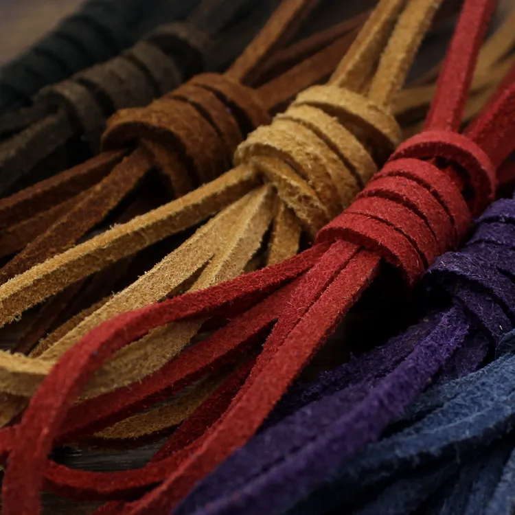 DAWNJOE 3*2mm Suede Flat Genuine Leather Rope DIY Making Keychain Bracelet Necklace Bag Rope Jewelry Accessories Finding
DAWNJOE 3*2mm Suede Flat Genuine Leather Rope DIY Making Keychain Bracelet Necklace Bag Rope Jewelry Accessories Finding