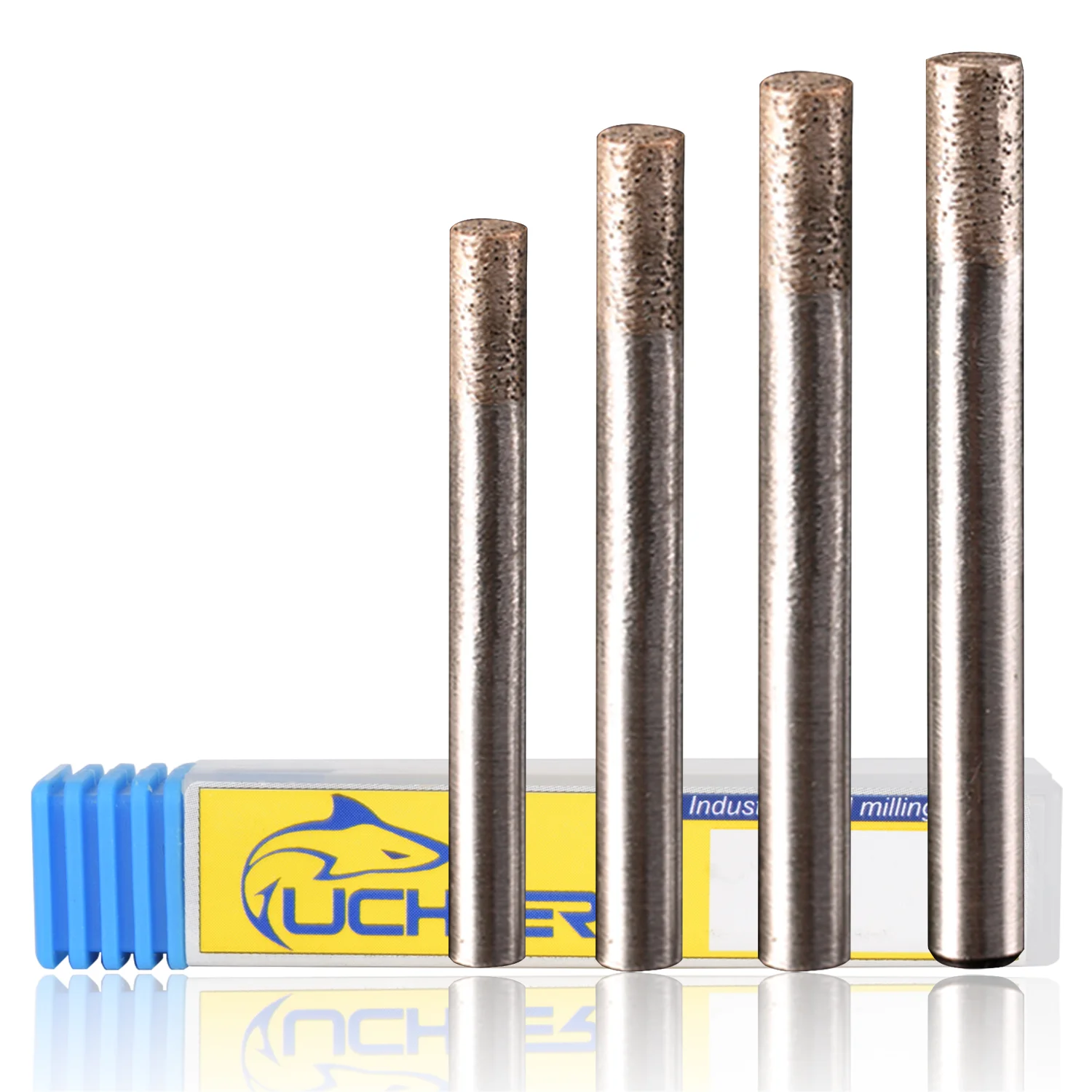 UCHEER 1pcs Sintered flat bottom stone engraving bits milling cutter carving tools diamond router bits end mill cnc tools
UCHEER 1pcs Sintered flat bottom stone engraving bits milling cutter carving tools diamond router bits end mill cnc tools