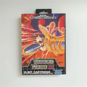 Thunder Force III 3 - EUR Cover With Box 16 Bit MD Game Card for Megadrive Genesis Video Game Console
Thunder Force III 3 - EUR Cover With Box 16 Bit MD Game Card for Megadrive Genesis Video Game Console