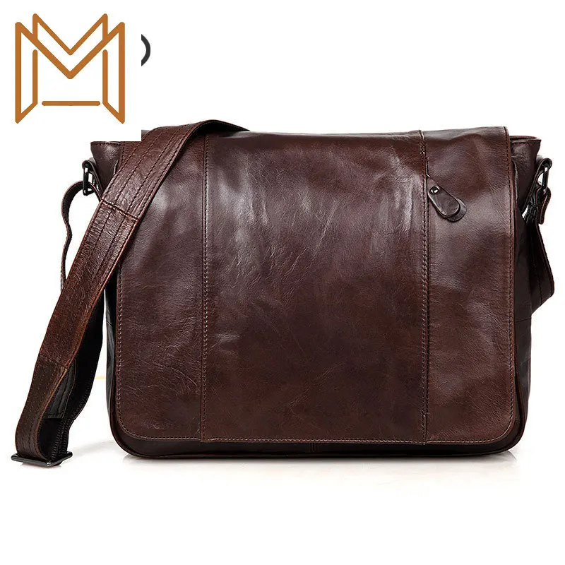 Genuine Leather Male Package Men's Oblique Satchel Head Layer Cowhide Single Shoulder Package Oil Wax Package
Genuine Leather Male Package Men's Oblique Satchel Head Layer Cowhide Single Shoulder Package Oil Wax Package