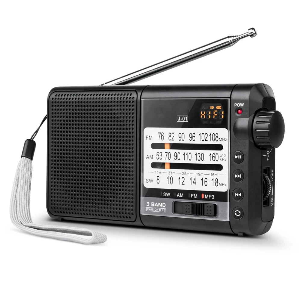 J-01 Retro Radio Receiver Pocket Fm Antenna Radio FM/AM(MW)/SW Micro SD MP3 Pointer Adjustment 2200mAH
J-01 Retro Radio Receiver Pocket Fm Antenna Radio FM/AM(MW)/SW Micro SD MP3 Pointer Adjustment 2200mAH