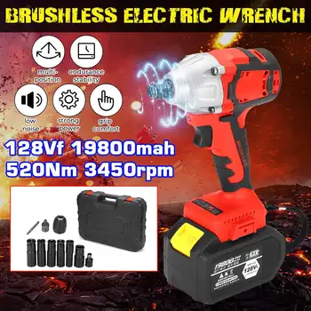 520Nm 128Vf Brushless Electric Impact Wrench Socket Wrench 19800ma Battery Hand Drill Installation Variable Speed Power Tools
520Nm 128Vf Brushless Electric Impact Wrench Socket Wrench 19800ma Battery Hand Drill Installation Variable Speed Power Tools