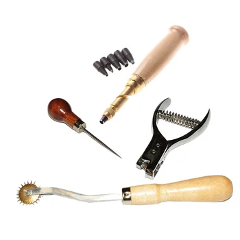 4 Basic Pattern Making Supplies, Pattern Notcher, Automatic Hole Punch ,Tracing Wheel/ Overstitch Wheel , Awl
4 Basic Pattern Making Supplies, Pattern Notcher, Automatic Hole Punch ,Tracing Wheel/ Overstitch Wheel , Awl