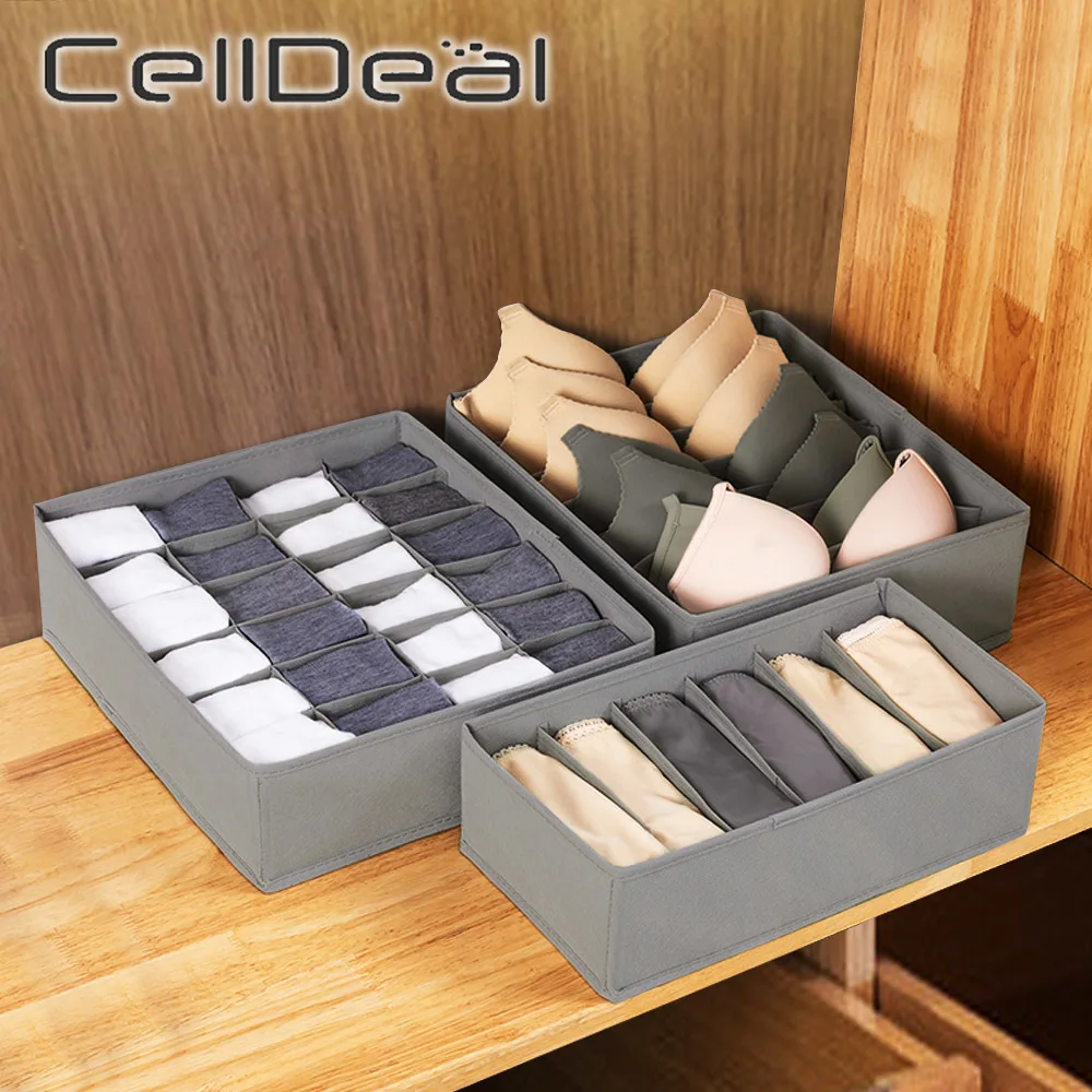 1/3pcs Multi-size Bra Underwear Organizer Foldable Scarfs Socks Storage Box Home Non-woven Wardrobe Drawer Closet Organizer
1/3pcs Multi-size Bra Underwear Organizer Foldable Scarfs Socks Storage Box Home Non-woven Wardrobe Drawer Closet Organizer