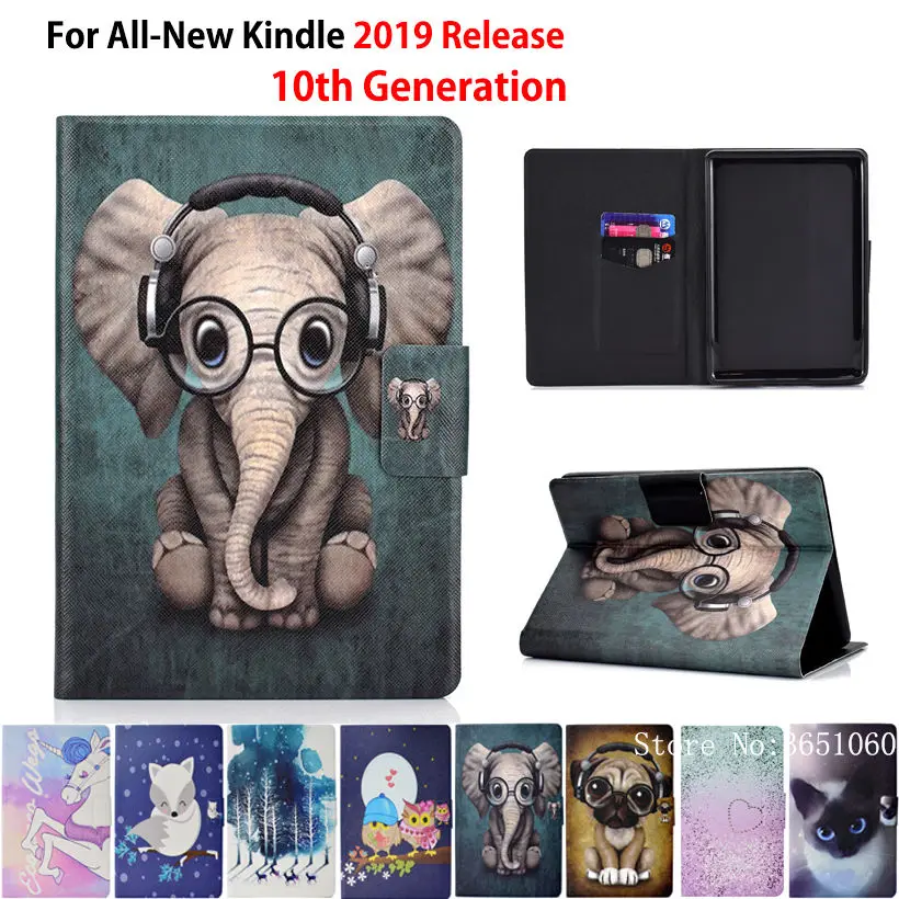 Case for Amazon All-new Kindle 2019 10th generation Smart Cover Funda Fashion Animal Silicone PU Leather Shell Capa
Case for Amazon All-new Kindle 2019 10th generation Smart Cover Funda Fashion Animal Silicone PU Leather Shell Capa