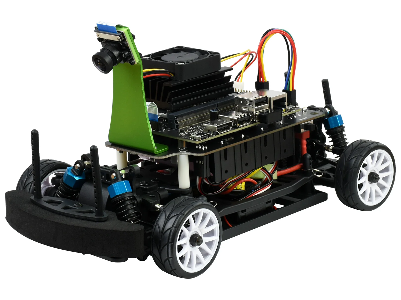 

Waveshare JetRacer Pro 2GB AI Kit, High Speed AI Racing Robot Powered by Jetson Nano 2GB, Pro Version