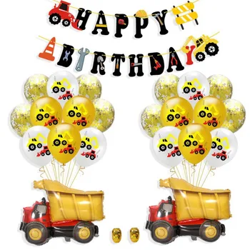 1Set Excavator Happy Birthday Banner Truck Aluminium Foil Balloons Kids Birthday Party Supplies For Baby Shower Decoration
1Set Excavator Happy Birthday Banner Truck Aluminium Foil Balloons Kids Birthday Party Supplies For Baby Shower Decoration