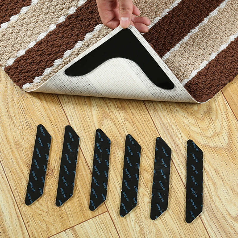 8PCS Reusable Washable Rug Grippers Carpet Mat Non Slip Anti Curling Grip Mat Pad For Home Living Room Bedroom
8PCS Reusable Washable Rug Grippers Carpet Mat Non Slip Anti Curling Grip Mat Pad For Home Living Room Bedroom