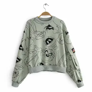 Woah Fashion Ms XE50 European and American wind new animal cartoon printed fleece
Woah Fashion Ms XE50 European and American wind new animal cartoon printed fleece