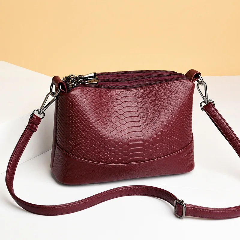 First Layer Leather Bag 2019 New Style Large-Volume Fashion Handbag Fashion Versatile Crocodile Pattern Shoulder Leather Bag
First Layer Leather Bag 2019 New Style Large-Volume Fashion Handbag Fashion Versatile Crocodile Pattern Shoulder Leather Bag