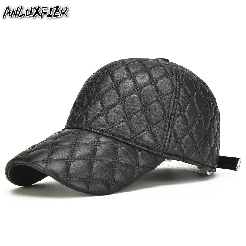 B-7165 Fashion Mens Leather Baseball Hats Adult Black Baseball Caps Wholesale Cap Sheepskin Really Men's Hat New Year Gift 
B-7165 Fashion Mens Leather Baseball Hats Adult Black Baseball Caps Wholesale Cap Sheepskin Really Men's Hat New Year Gift