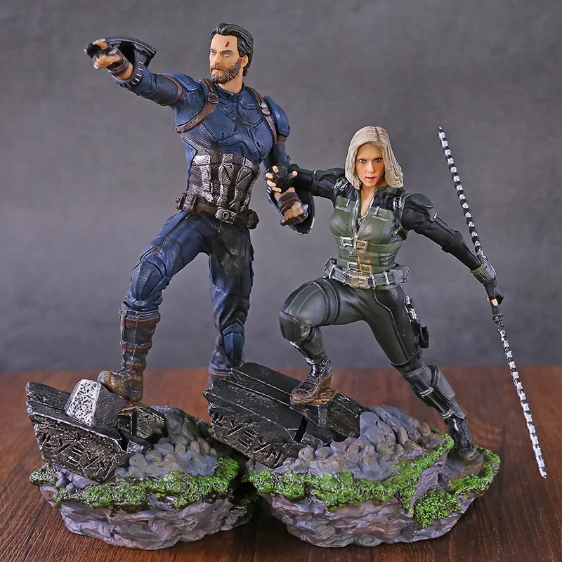Iron Studios Avengers Infinity War Captian America / Black Widow 1/10 Scale PVC Statue Figure Collectible Model Toy
Iron Studios Avengers Infinity War Captian America / Black Widow 1/10 Scale PVC Statue Figure Collectible Model Toy