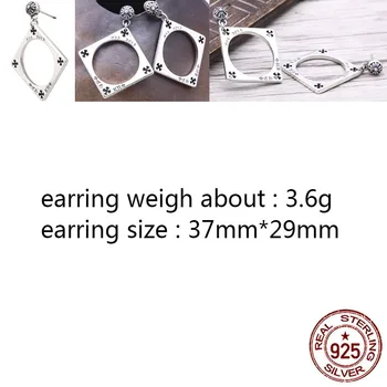 E25 S925 sterling silver earrings personality retro punk hip-hop style eternal cross flower alphabet diamond shape popular new
E25 S925 sterling silver earrings personality retro punk hip-hop style eternal cross flower alphabet diamond shape popular new