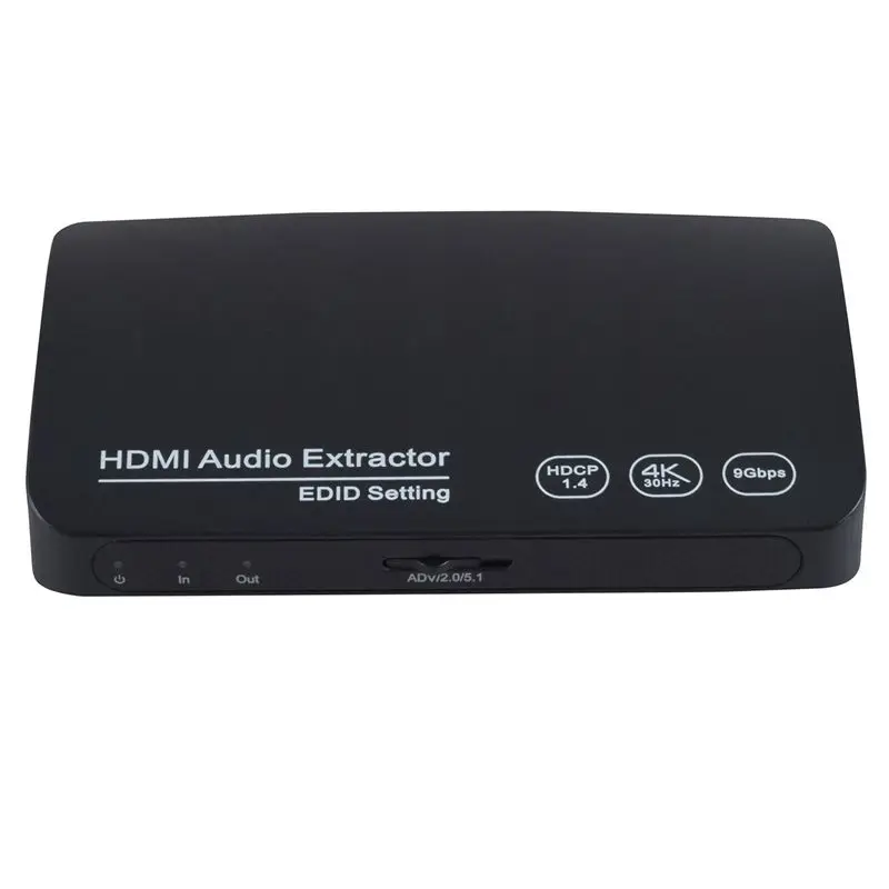 FULL-4K x 2K 3D HDMI to HDMI Optical SPDIF + 3.5mm Stereo Audio Extractor Converter for Blue-ray PC Laptop Xbox One HDTV
FULL-4K x 2K 3D HDMI to HDMI Optical SPDIF + 3.5mm Stereo Audio Extractor Converter for Blue-ray PC Laptop Xbox One HDTV