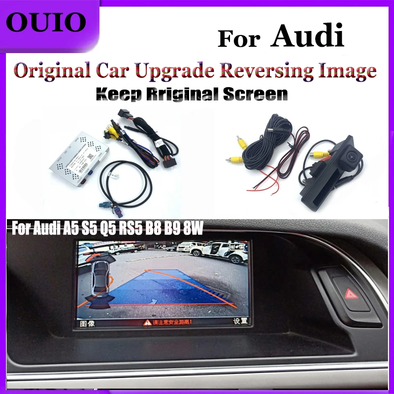 Parking Rear Camera Decoder For Audi A5 S5 Q5 RS5 B8 B9 8W 2010~2017 interface Original screen upgrade Reversing Camera adapter
Parking Rear Camera Decoder For Audi A5 S5 Q5 RS5 B8 B9 8W 2010~2017 interface Original screen upgrade Reversing Camera adapter