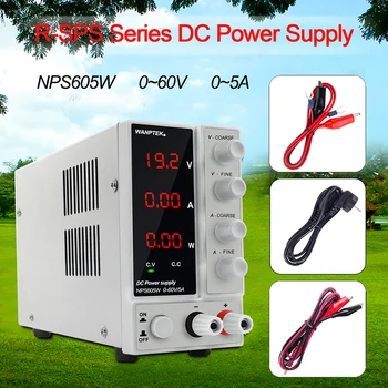 60V 5A Adjustable DC Lab Power Supply Laboratory Regulated Voltage Regulator Stabilizer Switching Bench Source
60V 5A Adjustable DC Lab Power Supply Laboratory Regulated Voltage Regulator Stabilizer Switching Bench Source