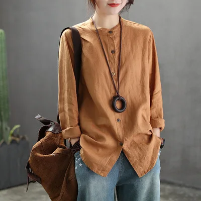 2019 New Style Casual Solid Plus Size Loose Women Plus Size Blouse Spring Autumn Cotton Linen Women Shirts and Tops AA162S30
2019 New Style Casual Solid Plus Size Loose Women Plus Size Blouse Spring Autumn Cotton Linen Women Shirts and Tops AA162S30