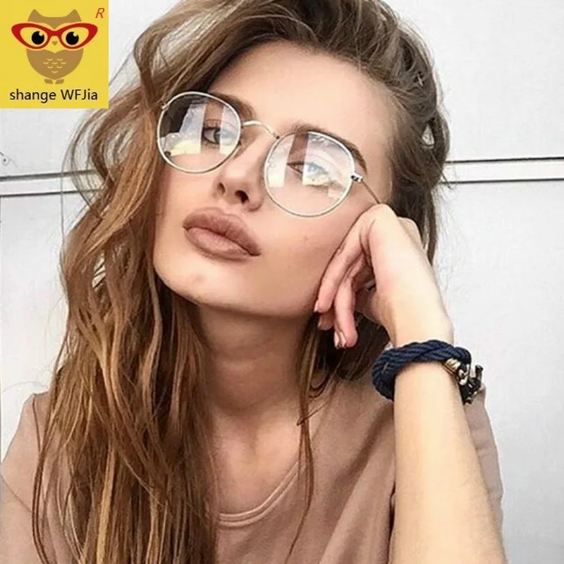 2019 Black Designer Woman Glasses Optical Frames Metal Round Glasses Frame Clear lens Eyeware Transparent Eye Glass
2019 Black Designer Woman Glasses Optical Frames Metal Round Glasses Frame Clear lens Eyeware Transparent Eye Glass
