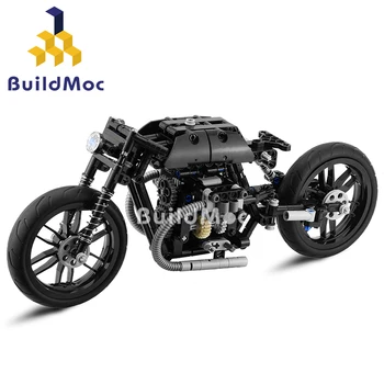BuildMoc Moto-Bike 21468 Bobber Cross Building Blocks technic Motorcycle Model Educational DIY Bricks kid toys
BuildMoc Moto-Bike 21468 Bobber Cross Building Blocks technic Motorcycle Model Educational DIY Bricks kid toys