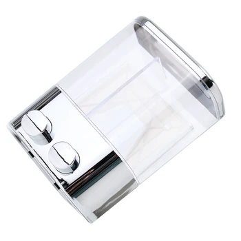 2 x 40ml Double Wall Mount Soap Shampoo Shower Gel Dispenser Liquid Foam Lotion Bottle, Matte
2 x 40ml Double Wall Mount Soap Shampoo Shower Gel Dispenser Liquid Foam Lotion Bottle, Matte