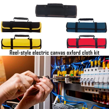 Oxford Canvas Folding Tool Roll Bag Waterproof Storage Hand Tool Bag Multifunction Roll Storage Pocket Bag Tool
Oxford Canvas Folding Tool Roll Bag Waterproof Storage Hand Tool Bag Multifunction Roll Storage Pocket Bag Tool