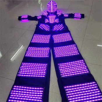 Stilts Walker RGB LED Light LED Dancer~ Costume LED Robot Suit For Party Performance Electronic Music Festival~DJ Show
Stilts Walker RGB LED Light LED Dancer~ Costume LED Robot Suit For Party Performance Electronic Music Festival~DJ Show