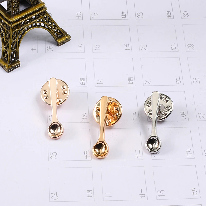 Fashion Spoon Brooches Gold Rose Gold Silver Coffee Scoop Pin Shirt Bag Button Badges Metal Enamel Pins For Women Kid Accessorie
Fashion Spoon Brooches Gold Rose Gold Silver Coffee Scoop Pin Shirt Bag Button Badges Metal Enamel Pins For Women Kid Accessorie