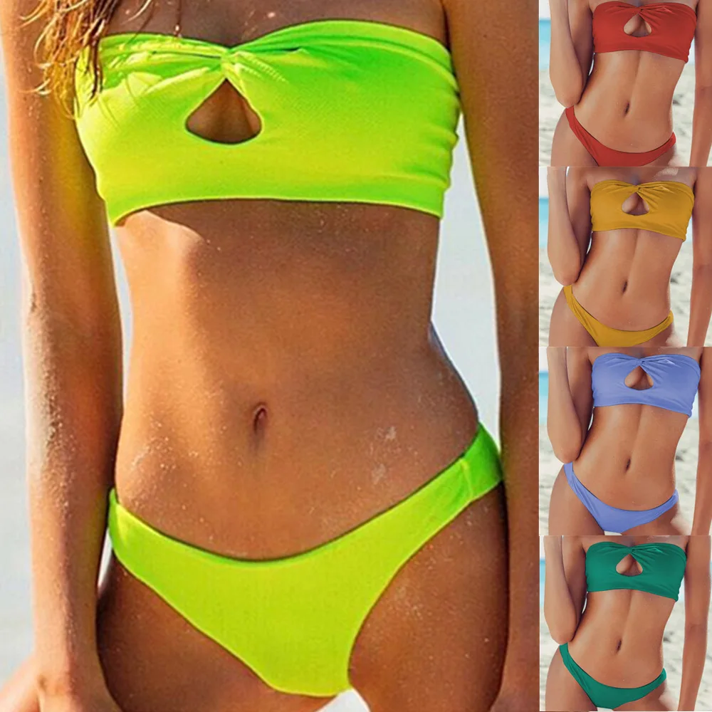 New bikini bikini cover chest together solid color European and American swimwear women's split swimwear swimsuit -PX
New bikini bikini cover chest together solid color European and American swimwear women's split swimwear swimsuit -PX