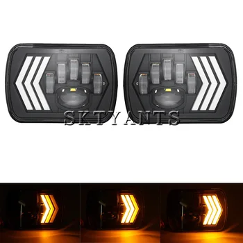 5x7 LED Headlights 7x6 inch White Amber with Turn Signal for Jeep Wrangler YJ Cherokee XJ Toyota GMC Trucks H6054 H5054 H6054LL
5x7 LED Headlights 7x6 inch White Amber with Turn Signal for Jeep Wrangler YJ Cherokee XJ Toyota GMC Trucks H6054 H5054 H6054LL