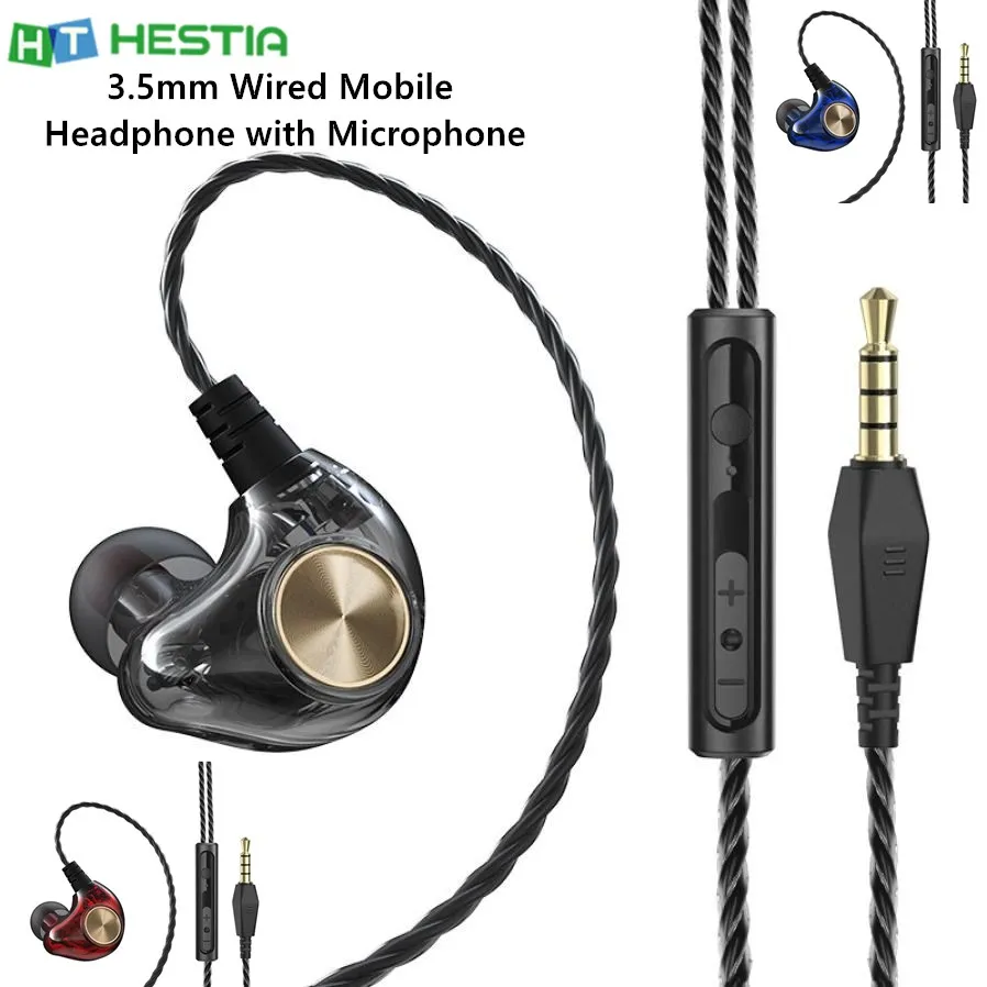 K1 In-ear Sports Earbuds HIFI Speaker Button Control Universal Subwoofer 3.5mm Wired Headset Mobile Headphone with Microphone
K1 In-ear Sports Earbuds HIFI Speaker Button Control Universal Subwoofer 3.5mm Wired Headset Mobile Headphone with Microphone