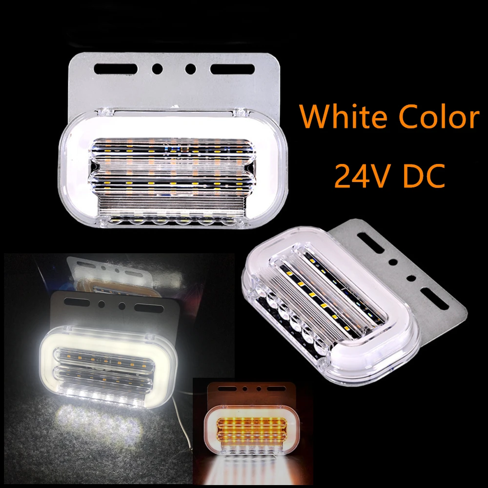 8pcs White Color LED Side Marker Light Lamp Truck Trailer Lorry Caravan Sealed Waterproof 24V
8pcs White Color LED Side Marker Light Lamp Truck Trailer Lorry Caravan Sealed Waterproof 24V