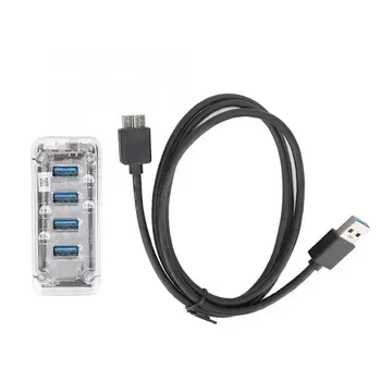 ORICO F4U-U3 USB3.0 Type-A/M to USB3.0 Micro B/M 5Gbps Transparent PC Desktop Hub Desktop PC HUB
ORICO F4U-U3 USB3.0 Type-A/M to USB3.0 Micro B/M 5Gbps Transparent PC Desktop Hub Desktop PC HUB