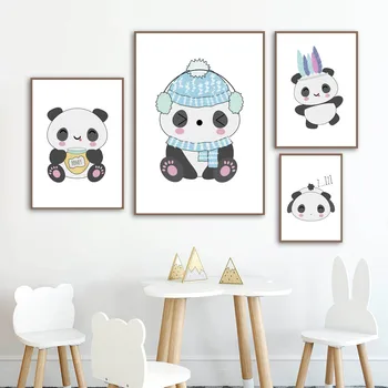 Home Decoration Painting Cute Cartoon Animal Panda Baby Living Room Decoration Canvas Painting Wall Decoration Poster Kids Room
Home Decoration Painting Cute Cartoon Animal Panda Baby Living Room Decoration Canvas Painting Wall Decoration Poster Kids Room