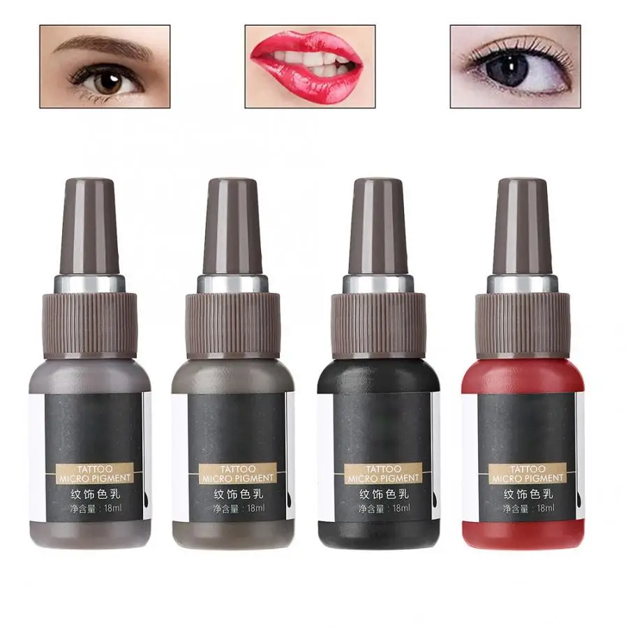 18ml Semi-permanent Tattoo Pigment Plant Extract Beauty Makeup Body Art Tattoo Ink for Lip and Eyebrow
18ml Semi-permanent Tattoo Pigment Plant Extract Beauty Makeup Body Art Tattoo Ink for Lip and Eyebrow