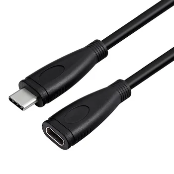 USB 3.1 Type-C Male-To-Female Extension Cable 5A PD 100W Type-C Male-To-Female Full-Featured Extension Cable For Smartphones 
USB 3.1 Type-C Male-To-Female Extension Cable 5A PD 100W Type-C Male-To-Female Full-Featured Extension Cable For Smartphones
