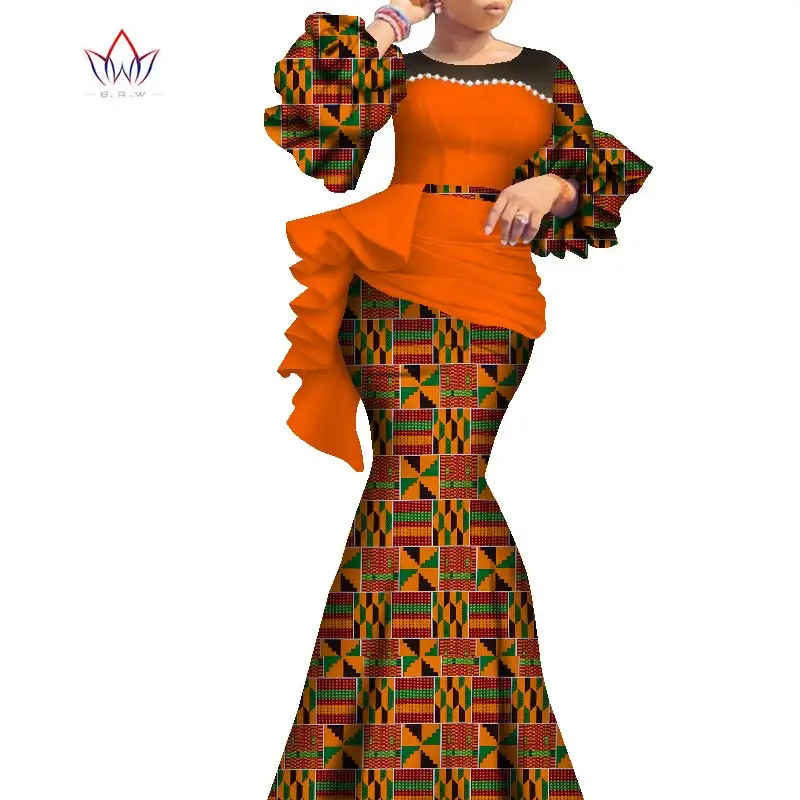 2020 Long African Dresses For Women Dashiki Nigeria