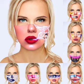 Mask For Face Women Washable Reusable Adlult Outdoor Breathable Mouth And Nose Cover Funny Makeup Printing Mascaras Маска
Mask For Face Women Washable Reusable Adlult Outdoor Breathable Mouth And Nose Cover Funny Makeup Printing Mascaras Маска