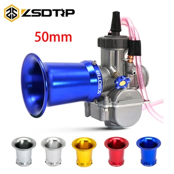 ZSDTRP Modified Motorcycle 50mm Carburetor air filter Cup Collecting Cup Horn Intake Cup For PE 28 30mm PWK 21 24 26mm 
ZSDTRP Modified Motorcycle 50mm Carburetor air filter Cup Collecting Cup Horn Intake Cup For PE 28 30mm PWK 21 24 26mm