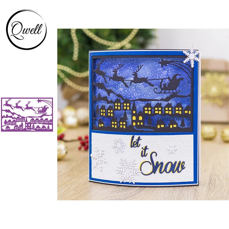 Qwell Running Elf Sled House View Metal Cutting Dies Stencil Crafts Paper Cards Making Template Embossing Die Cut 2020 Hot Sale
Qwell Running Elf Sled House View Metal Cutting Dies Stencil Crafts Paper Cards Making Template Embossing Die Cut 2020 Hot Sale