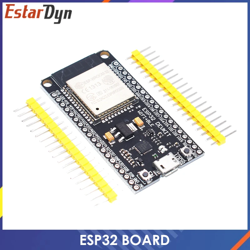 MH-ET LIVE ESP32 Development Board WiFi+Bluetooth Ultra-Low Power Consumption Dual Core ESP-32 ESP-32S ESP 32 Similar ESP8266
MH-ET LIVE ESP32 Development Board WiFi+Bluetooth Ultra-Low Power Consumption Dual Core ESP-32 ESP-32S ESP 32 Similar ESP8266