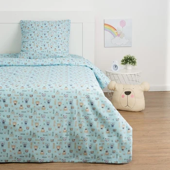 Baby bed linen Economy and Me "Misha" 1.5sp, blue, 147x210 ± 5cm, 150x214 ± 5cm, 70x70 ± 5cm - 1pc
Baby bed linen Economy and Me "Misha" 1.5sp, blue, 147x210 ± 5cm, 150x214 ± 5cm, 70x70 ± 5cm - 1pc