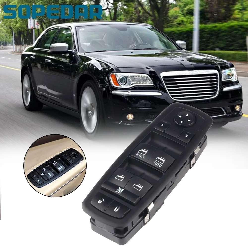 SOPEDAR Front Left Master Control Power Window Lifter Switch For Chrysler 300C Dodge Charger Ram 1500 68030826AC 68231805AA
SOPEDAR Front Left Master Control Power Window Lifter Switch For Chrysler 300C Dodge Charger Ram 1500 68030826AC 68231805AA