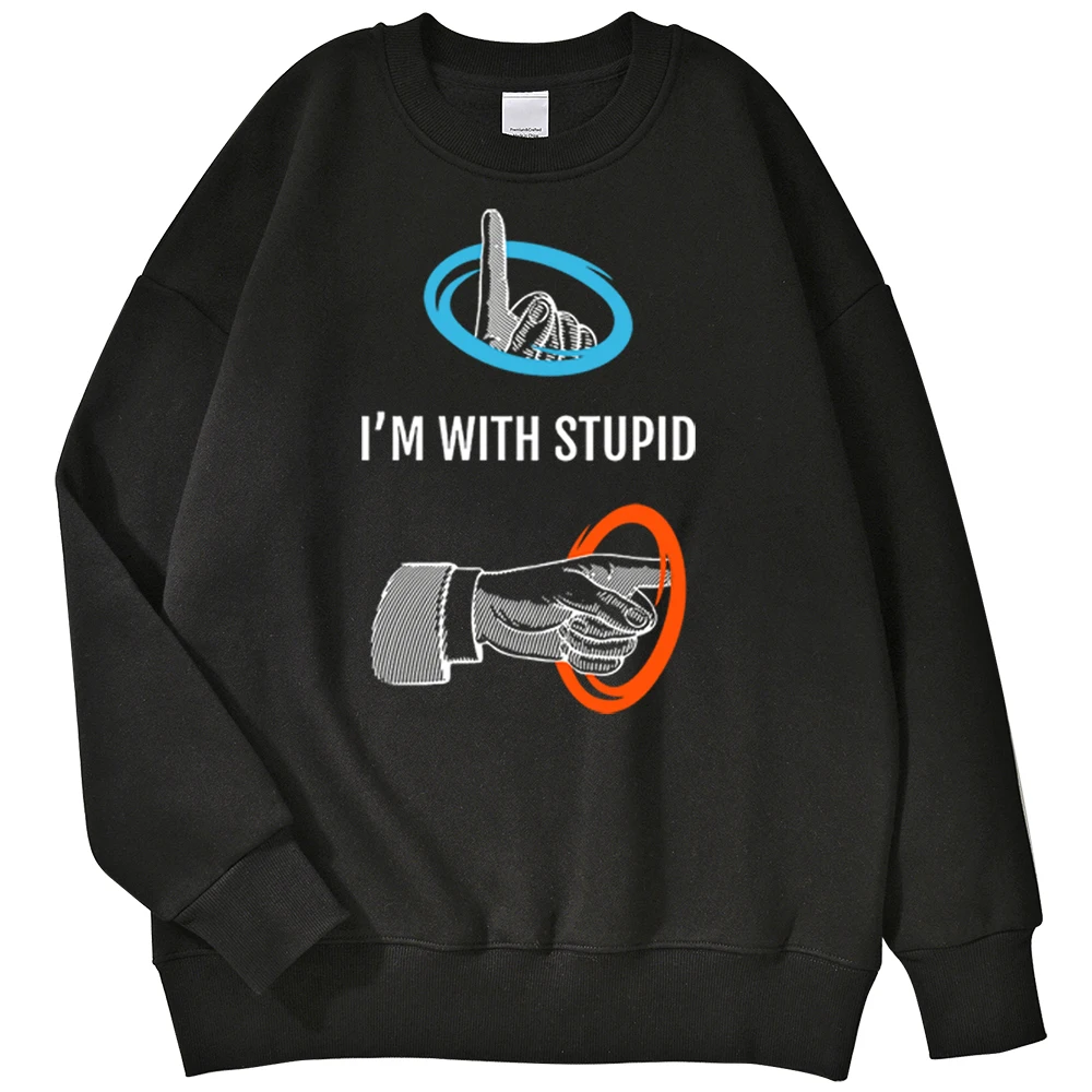 I’M With Portal Pattern Mens Sweatshirtsimple And Stylish Action Sweatshirts For Men Funny Cool Fleece Mens Sweatshirt
I’M With Portal Pattern Mens Sweatshirtsimple And Stylish Action Sweatshirts For Men Funny Cool Fleece Mens Sweatshirt