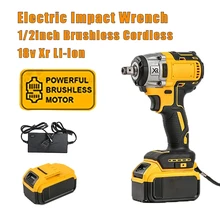 Dcf880n 18v Xr Li-Ion 1/2inch Compact Brushless Cordless Electric Impact Wrench Hand Power Tools 200 Nm For Li Battery Charge Dcf880n 18v Xr Li-Ion 1/2inch Compact Brushless Cordless Electric Impact Wrench Hand Power Tools 200 Nm For Li Battery Charge