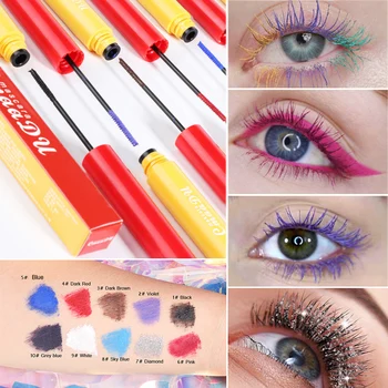 10 Colors Mascara Waterproof Long-lasting Curling Lengthening Makeup Diamond Blue Green Red Black White Mascara 4D Eye lash
10 Colors Mascara Waterproof Long-lasting Curling Lengthening Makeup Diamond Blue Green Red Black White Mascara 4D Eye lash