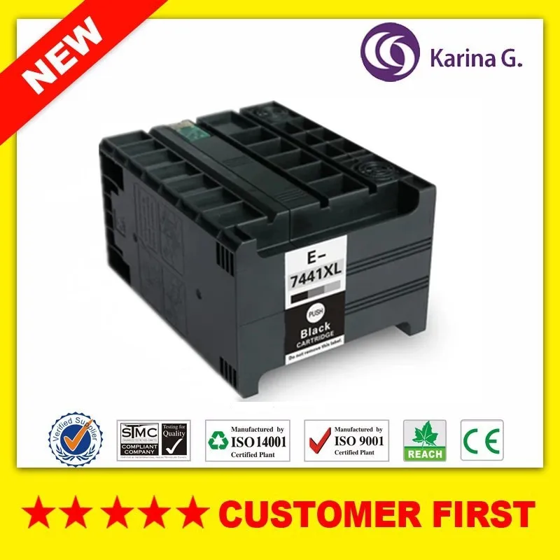 Compatible ink cartridge for T7441XL T7441 for EPSON Workforce Pro WP M4011 M4015DN M4095DN WP M4521 M4525DNF M4595DNF
Compatible ink cartridge for T7441XL T7441 for EPSON Workforce Pro WP M4011 M4015DN M4095DN WP M4521 M4525DNF M4595DNF