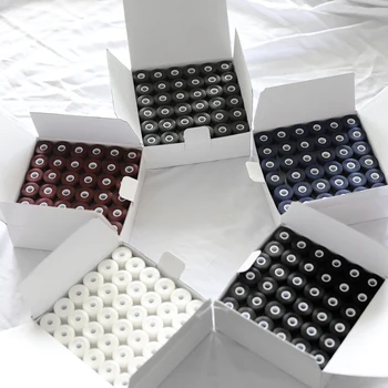 Top 144 pieces Size L High Tenacity Prewound Bobbin Thread 70D/2 60wt 120 Meters length for Machine Embroidery
Top 144 pieces Size L High Tenacity Prewound Bobbin Thread 70D/2 60wt 120 Meters length for Machine Embroidery