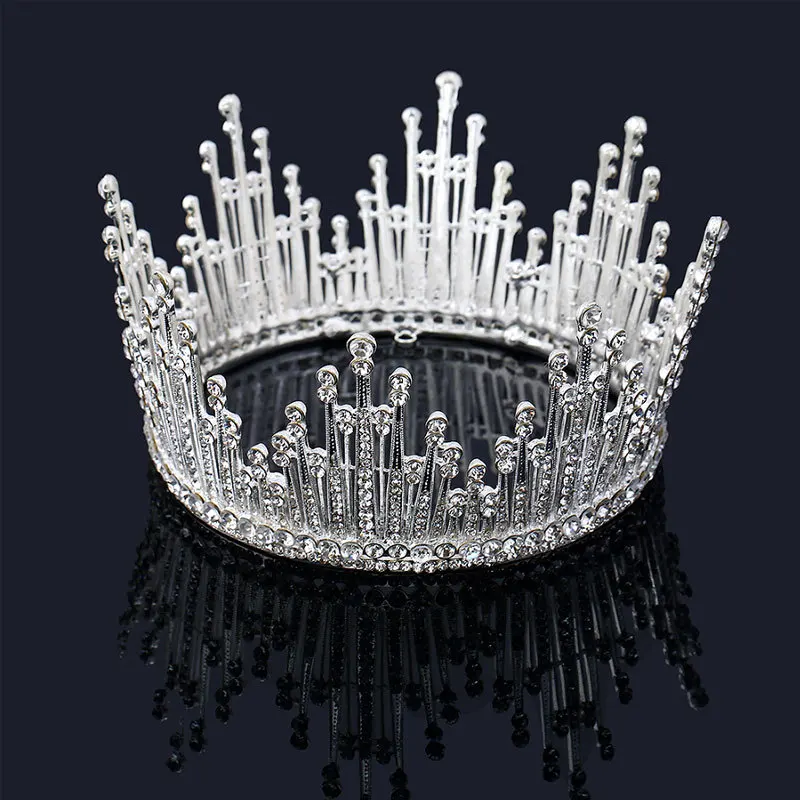 New Silver Gold Crystal Bride Tiara For Weeding Rhinestone Crown Bridal Tiaras Head Jewelry Diadem Headbands Wedding Headdress 
New Silver Gold Crystal Bride Tiara For Weeding Rhinestone Crown Bridal Tiaras Head Jewelry Diadem Headbands Wedding Headdress