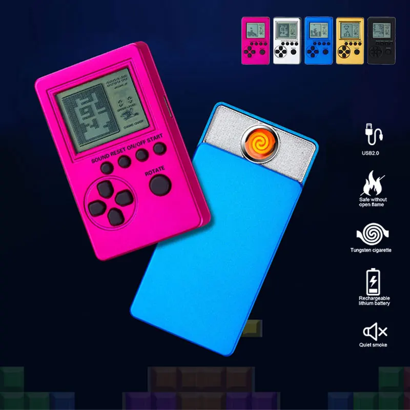 Creative game console USB charging lighter plasma pulse arc lighter mini cigarette lighter personality men's birthday gift
Creative game console USB charging lighter plasma pulse arc lighter mini cigarette lighter personality men's birthday gift